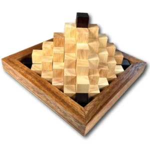 Advanced Wooden Stepped Pyramid Puzzle2