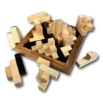 Advanced Wooden Stepped Pyramid Puzzle