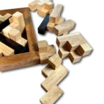 Advanced Wooden Stepped Pyramid Puzzle
