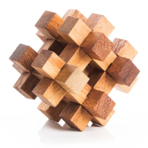 Ball in Jail - The Great Escape Wooden Puzzle