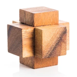 Handcrafted An Elegant 3-Piece Interlocking Puzzle