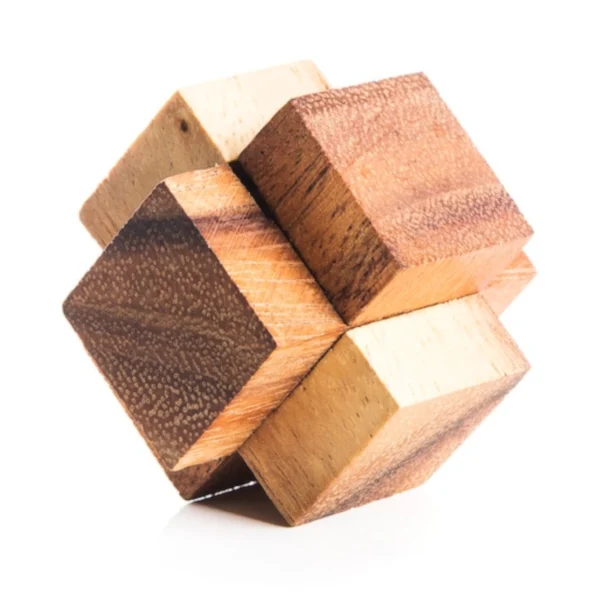 Handcrafted An Elegant 3-Piece Interlocking Puzzle