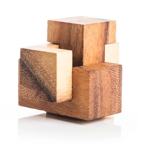 Handcrafted An Elegant 3-Piece Interlocking Puzzle