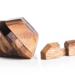 Handcrafted Diamond Wooden Brain Teaser Puzzle