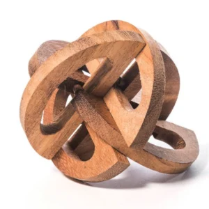 Handcrafted Wooden Rolling Ball Puzzle2