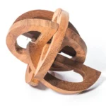 Handcrafted Wooden Rolling Ball Puzzle