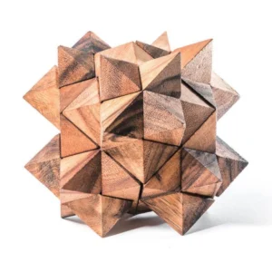 The Celestial Star Challenge - An Interlocking Wooden Puzzle