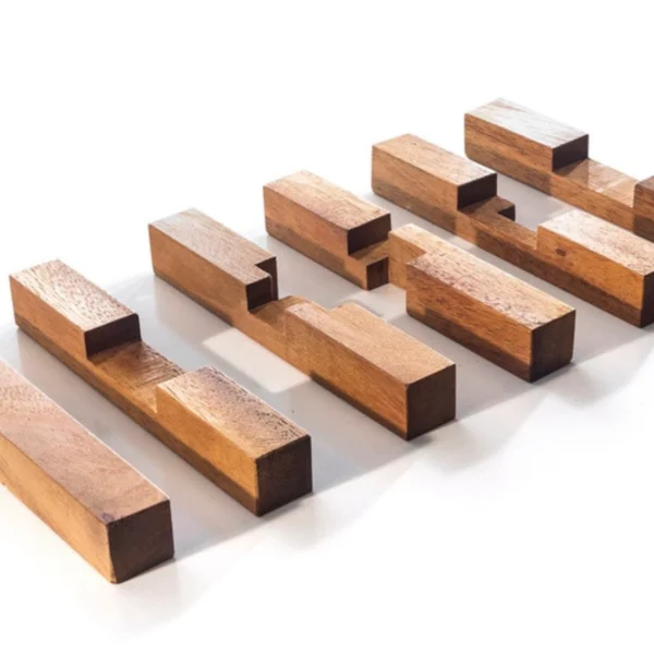 The Cross Knot - The Classic 6-Piece Burr Puzzle