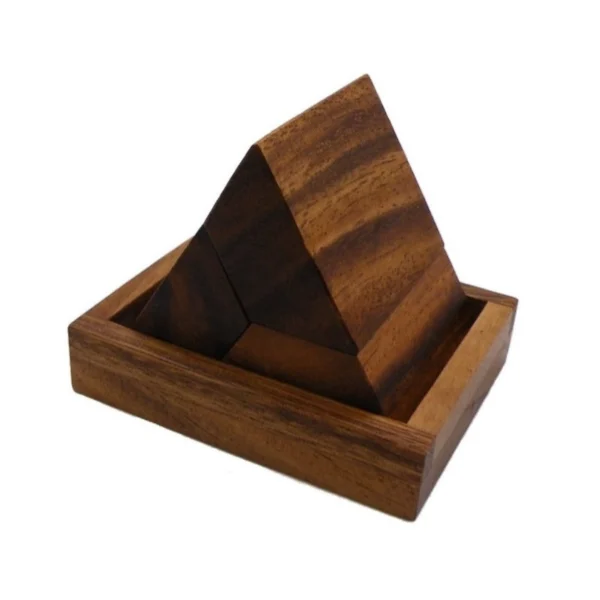 The Cubed Pyramid - Deceptively Tricky Wooden Brain Teaser