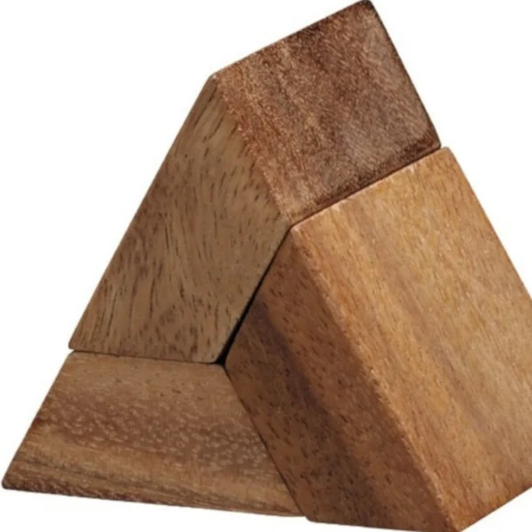 The Cubed Pyramid - Deceptively Tricky Wooden Brain Teaser