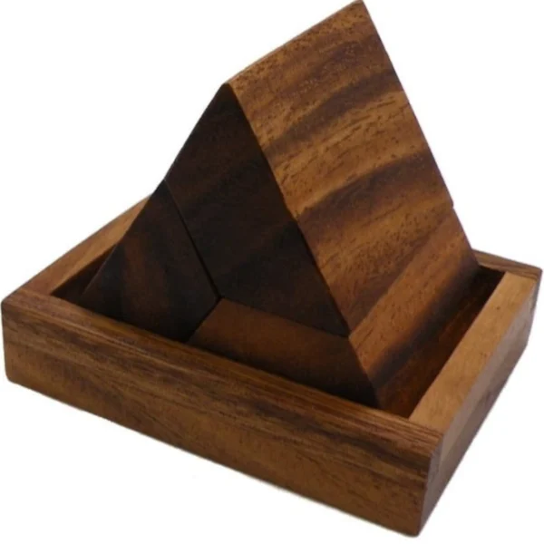 The Cubed Pyramid - Deceptively Tricky Wooden Brain Teaser