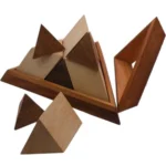 The Luxor Pyramid - Large 14-Piece Wooden Brain Teaser