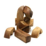 The Rocket Interlocking Wooden Puzzle