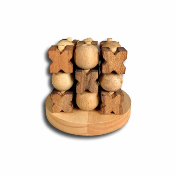 Tic-Tac-Toe - The Ultimate Wooden Strategy Game